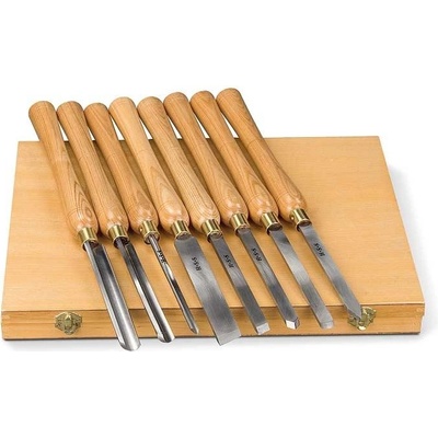 Holzstar Soustružnická dláta na dřevo sada 8 ks 5931011 – Zboží Dáma