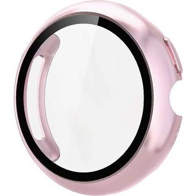 VSETKONAMOBIL 119834 PC FULL COVER Plastový kryt so sklom pre Google Pixel Watch 4 41mm metalický ružový