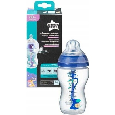Tommee Tippee kojenecká láhev C2N Anti Colic modrá 340ml