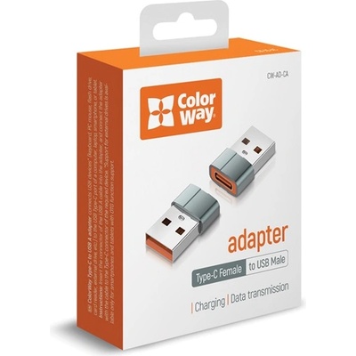 ColorWay Адаптер COLORWAY, Type-C към USB-A CW-AD-CA (CW-AD-CA)