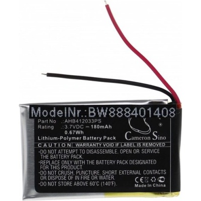 VHBW Батерия за Sony SmartWatch 2 / SW2, 180 mAh (888401408)