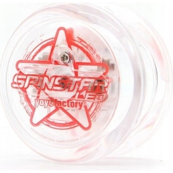 Yoyofactory yoyo Spinstar LED svítící Červená
