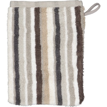 Villeroy & Boch bath textiles Ръкавица за къпане Coordinates раирана 16 x 22 см кафява (2551 16/22 37)