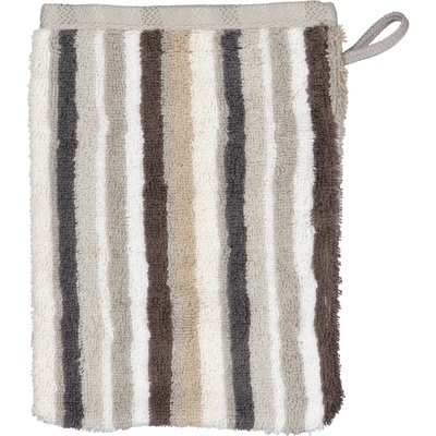 Villeroy & Boch bath textiles Ръкавица за къпане Coordinates раирана 16 x 22 см кафява (2551 16/22 37)