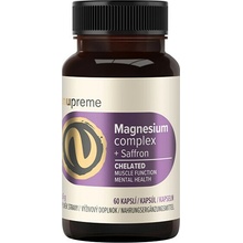 Nupreme Magnesium + šafrán chelát 60 kapsúl