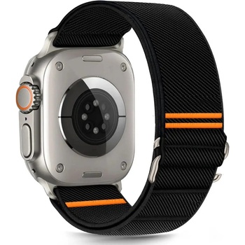Tech-Protect Nylon Slip Strap за Apple Watch 44 / 45 / 46 / 49 mm - черен (5906302368853)