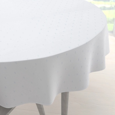 Biante Teflónový okrúhly obrus TF-084 Obdĺžničky na bielom Ø 110 cm