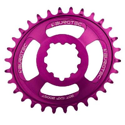 Плоча BURGTEC Oval GXP Boost 3mm Offset Thick Thin - Лилав 32T