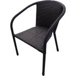 Bogdan Furniture Am Ратанов стол Вито кафяв