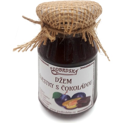 Podbrdská Džem Švestka s čokoládou, 200 g