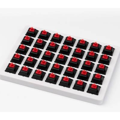 Суичове за механична клавиатура Keychron Cherry MX Red Switch Set 35 броя, червени (Z41)