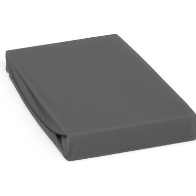 Polášek jersey prostěradlo středně šedé 120x220
