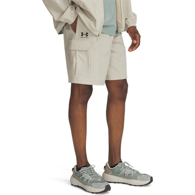 Under Armour Къси панталони Under Armour Men's Vibe Woven Cargo Shorts - Khaki Base/Blck
