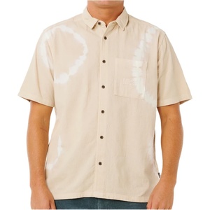 Rip Curl Мъжка риза с копчета Rip Curl Pacific Rinse S/S Shirt - Bone - размер M (033-3084-0112)