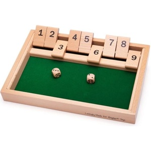 Bigjigs Toys Дървена игра Затворете кубчетата (BJ150)