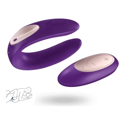 Satisfyer Вибратор за двойки с дистанционно Partner Plus Remote