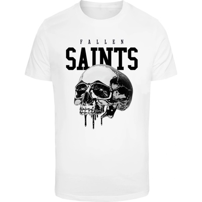 Mister Tee Тениска Saints Skull Tee white XXLUB-MT3950-00220 - Тъмносив, размер XL