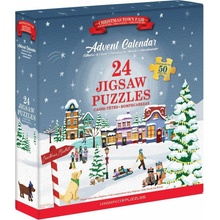 Eurographics adventní kalendář vánoční jarmark 24 × 50 dielov 9924-5919