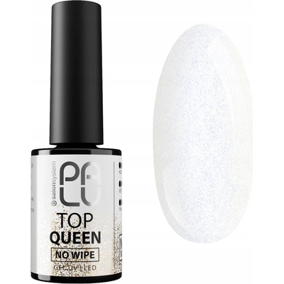 Hybridní top PALU Queen bezbarvý s částečkami 11 ml No Wipe