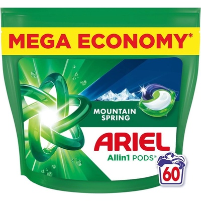 Ariel Mountain Spring All in1 kapsule na pranie 60 PD
