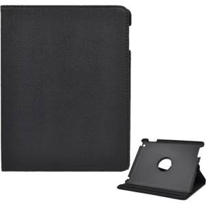 Gigapack IPAD 2 GIGAPACK Tok стоящ, кожен ефект FLIP, държач за настолен компютър, ЧЕРЕН GP-28623 (GP-28623)