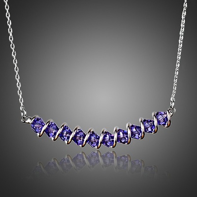 Francesca Petrucci Swarovski Elements Parrino Fialová NH0159