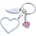 TROIKA Ключодържател с 3 талисмана, troika "love is in the air" kr17-01/ch (kr17-01/ch)