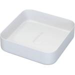 Bath Deluxe Мивка за плот LJORDAL 40x40 см, стомана/бяла (BT0165)