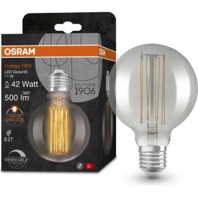 Osram Vintage LED žárovka DIM42 11W/1800K E27