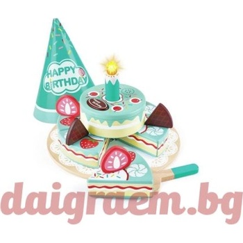 Image 1 of Hape Интерактивна торта Честит рожден ден hape e3180 (h3180)