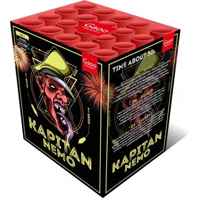 Gaoo Fireworks Ohňostroj KAPITÁN NEMO baterie 20 ran L20-4