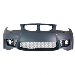  Предна броня за BMW E81 / E87 (2004-2011) - M1 look с отвори за халогени (51118052493M1)