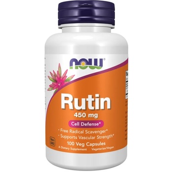 NOW Rutin, 450 mg, 100 капсули, Now