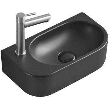 Mexen Viera дясна мивка за плот 40 x 21 см, черна мат - 21274085R (21274085R)