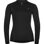 Odlo Дамско синтетично термобельо Odlo Women's BL Top Crew Neck L/S Active Warm Eco Synthetic base layer - Black - размер XS (114-1853-0111)