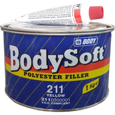 HB BODY 211 Bodysoft stěrkový tmel 380g žlutý
