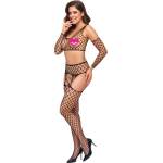 Cottelli Collection Large Net Suspender Set 3-pcs 2251515 Black S/M/L