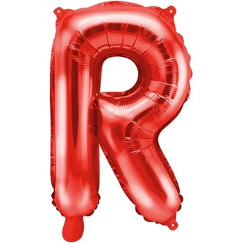 Image 1 of PartyDeco Балон от фолио Mini - Буква R 35см червен