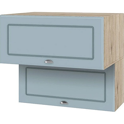 ИРИМ Горен кухненски шкаф Сити АРФ-Деним мат-06-107 80 см