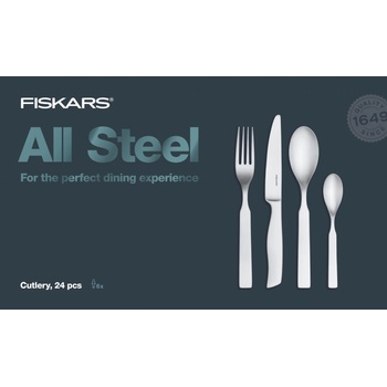 FISKARS All Steel Súprava steakových príborov 24 ks
