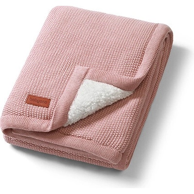 BabyOno Zateplená bavlněná pletená deka Růžová – Zbozi.Blesk.cz