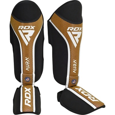 RDX SHIN INSTEP AURA PLUS T 17 BLACK GOLDEN XL