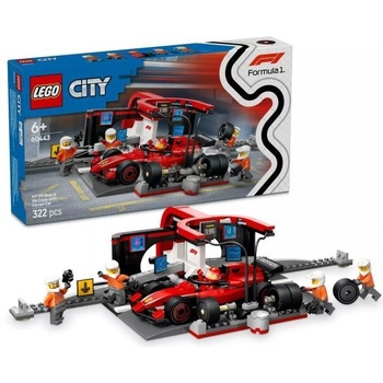 LEGO® City - F1 Pit Stop & Pit Crew with Ferrari Car (60443)
