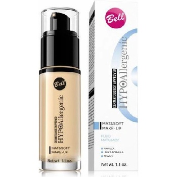 Bell Hypoallergenic Mat&Soft lehký matující make-up 03 Creamy Natural 30 ml