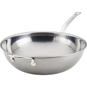Hestan Culinary Уок тиган за индукция NANOBOND TITANIUM 36 cm, 7, 2 l, неръждаема стомана, Hestan (HEST60042)