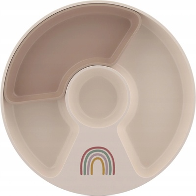 MEPAL Dětský talíř s přihrádkami Mio Little Dutch sunshine & rainbow