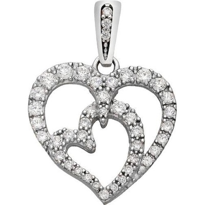 Zlaton Přívěsek bílé zlato 000401210237