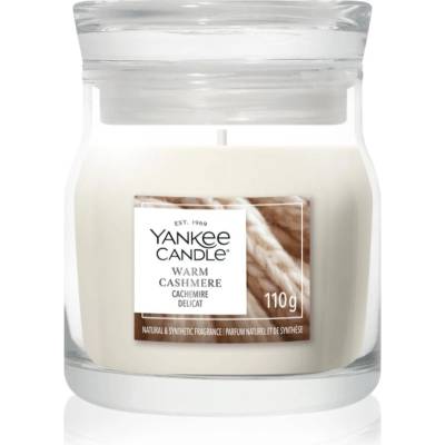 Yankee Candle Warm Cashmere ароматна свещ Signature 110 гр