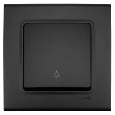 Panasonic БУТОН СТЪЛБИЩЕН VIKO LIn Life 90404003 ЧЕРЕН (90404003)