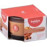 Bolsius Ароматна свещ Bolsius Aromatic 2.0 в стъкло, 90x63 мм, ябълка и канела